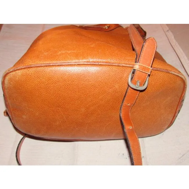 Salvatore Ferragamo Vintage Pursesdesigner Purses Chestnut Brown Leather Satchel