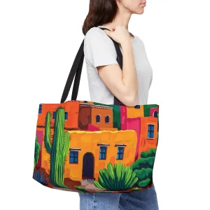 Santa Fe Street Weekender Tote Bag