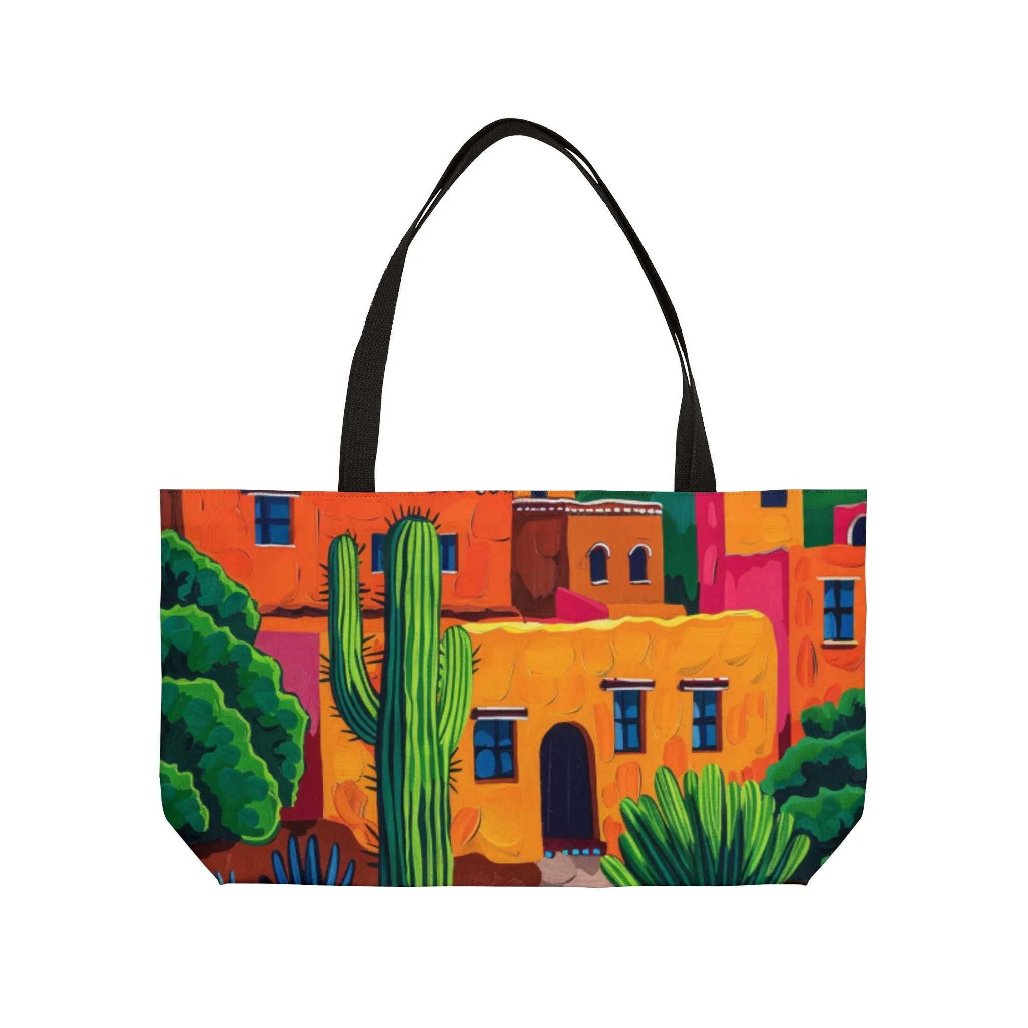 Santa Fe Street Weekender Tote Bag