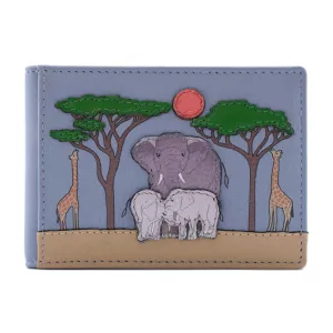Savanna Card & ID Holder | Grey Blue