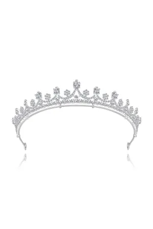 Shinny Zircons Delicate Royal Bridal Alloy Tiara