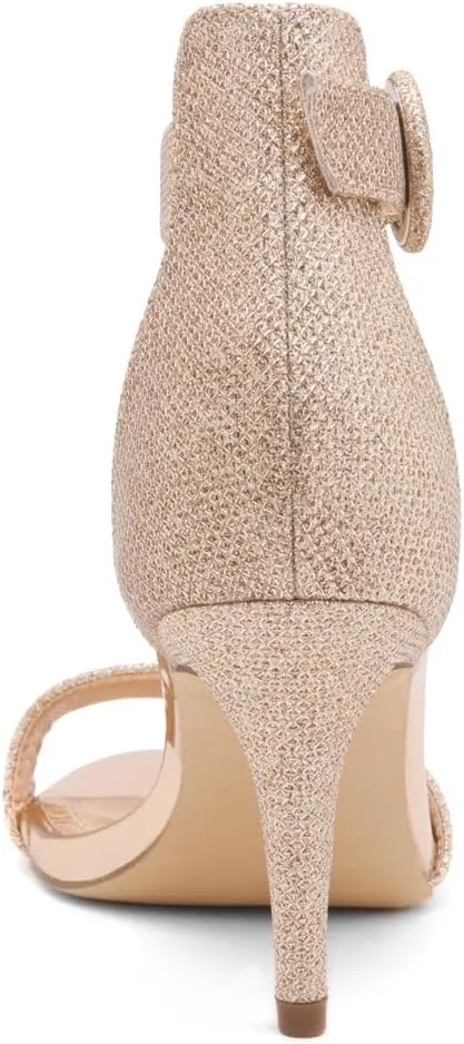 Shoe Land Women’s High Heel Sandals | Strappy Slingback Heels with Square Open Toe | Ankle Strap Dressy Stilettos for Wedding, Party & Evening Events 2025