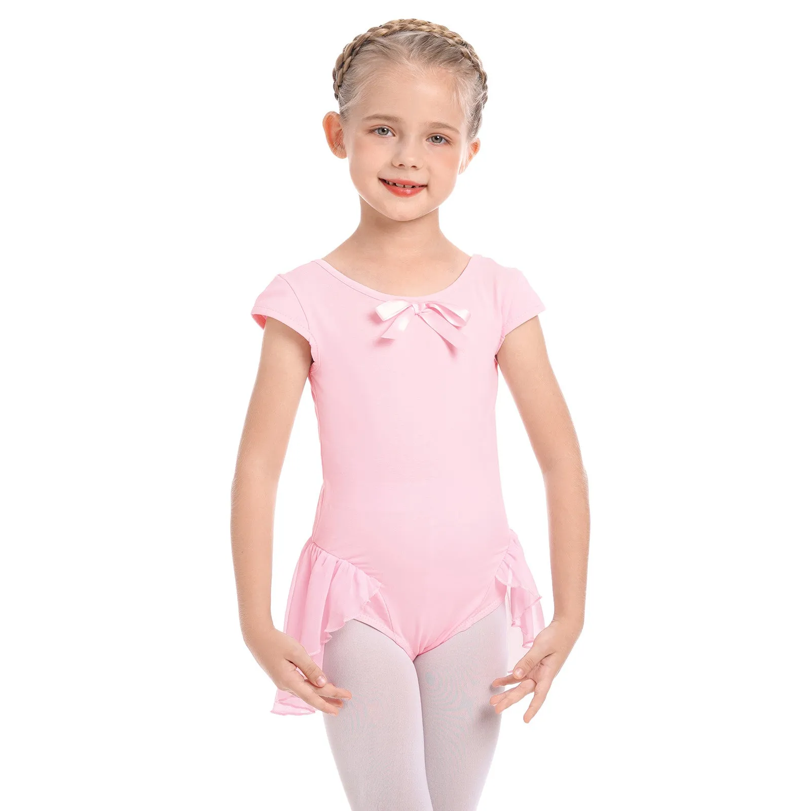 SIKWIN Ballet Camisole Skirted Leotards Tutu Dress for Girls Toddler Swan Lake Dance Leotards Gymnastics Ballet Princess Pageant Dress Kids Ballerina Costume for Performance Dancewear