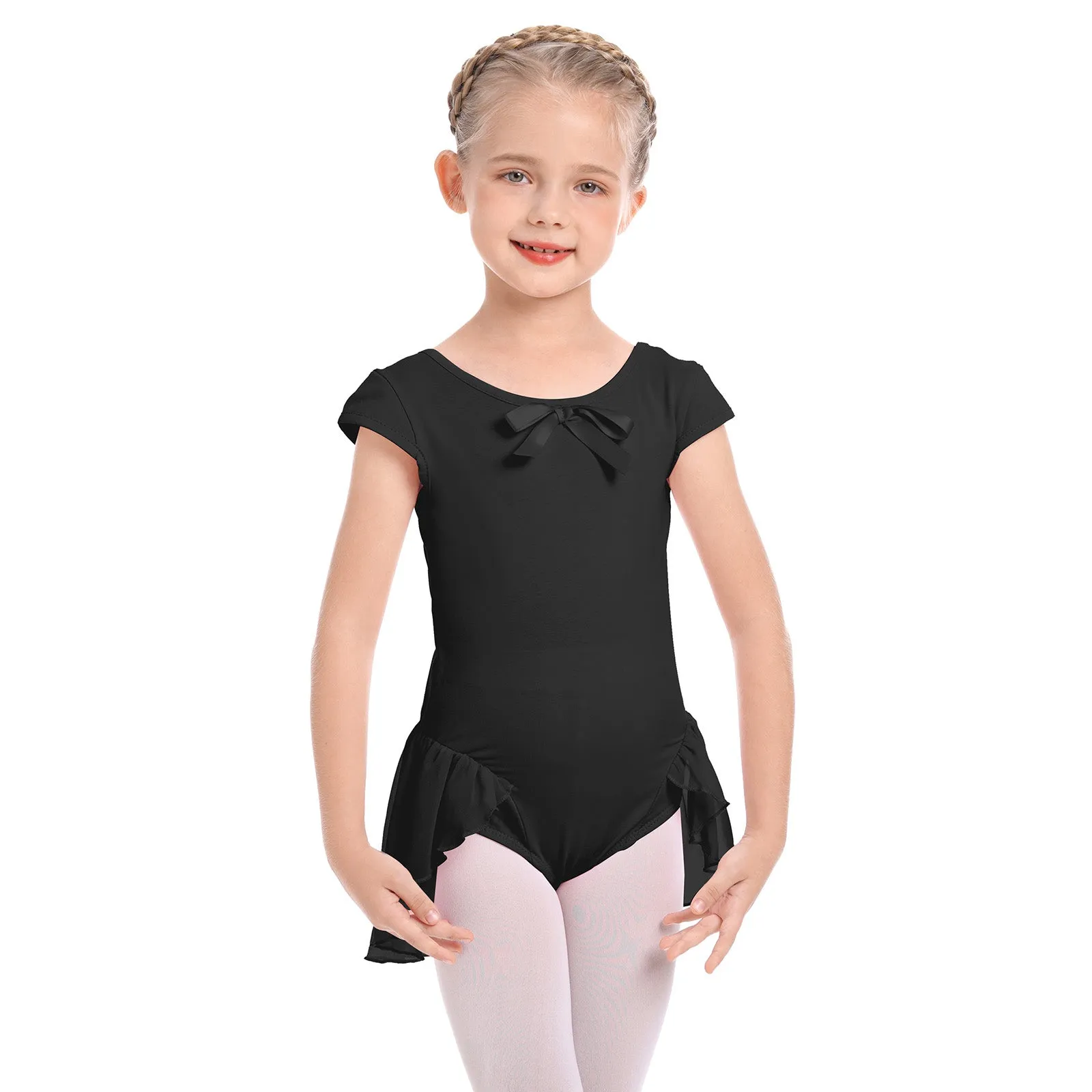 SIKWIN Ballet Camisole Skirted Leotards Tutu Dress for Girls Toddler Swan Lake Dance Leotards Gymnastics Ballet Princess Pageant Dress Kids Ballerina Costume for Performance Dancewear
