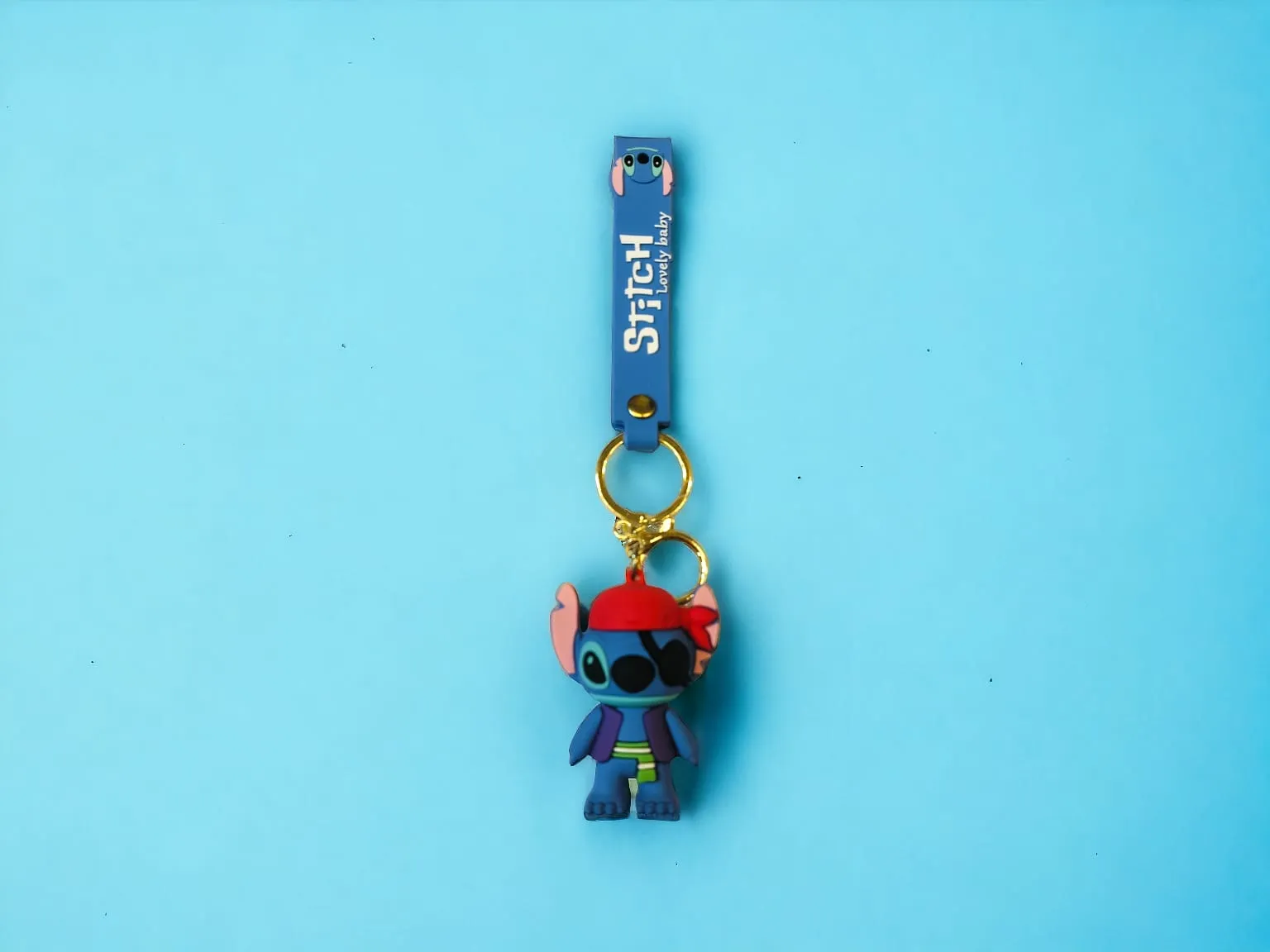 Silicone Stitch Keychain