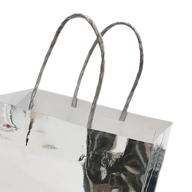 Silver Party Bags - 4 Pack