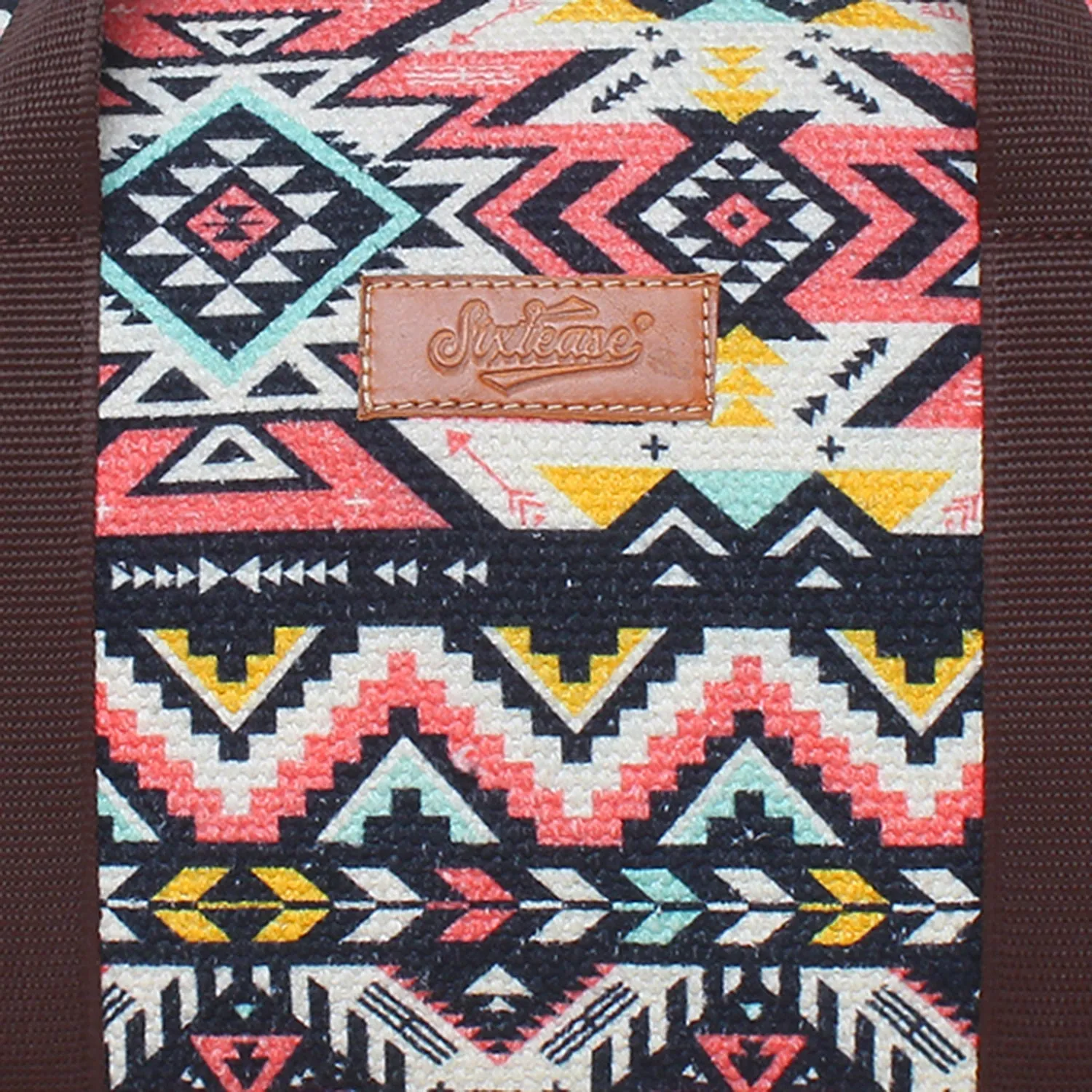 Sixtease Up-cycled Canvas Duffle Bag: Sustainable Style, Urban Adventure, Perfect for Eco-Conscious Explorers and Trendsetting Travelers! - (SB-4035)