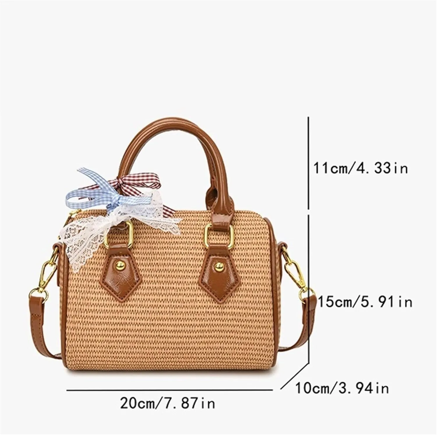 Small Cute Beach Bags for Women Straw Purses for Women Summer Purse Vacation Handbags Crossbody Bags Shoulder Bag