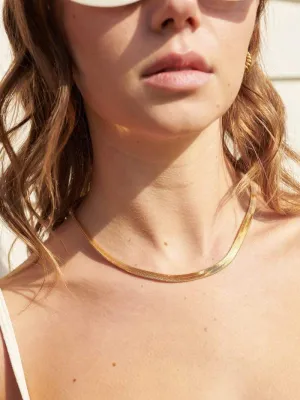 Snake Chain 5mm Gold Plated