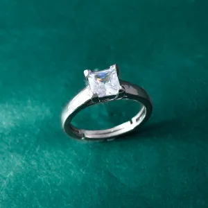 Sparkling Elegance Regalia American Diamond Solitaire Ring
