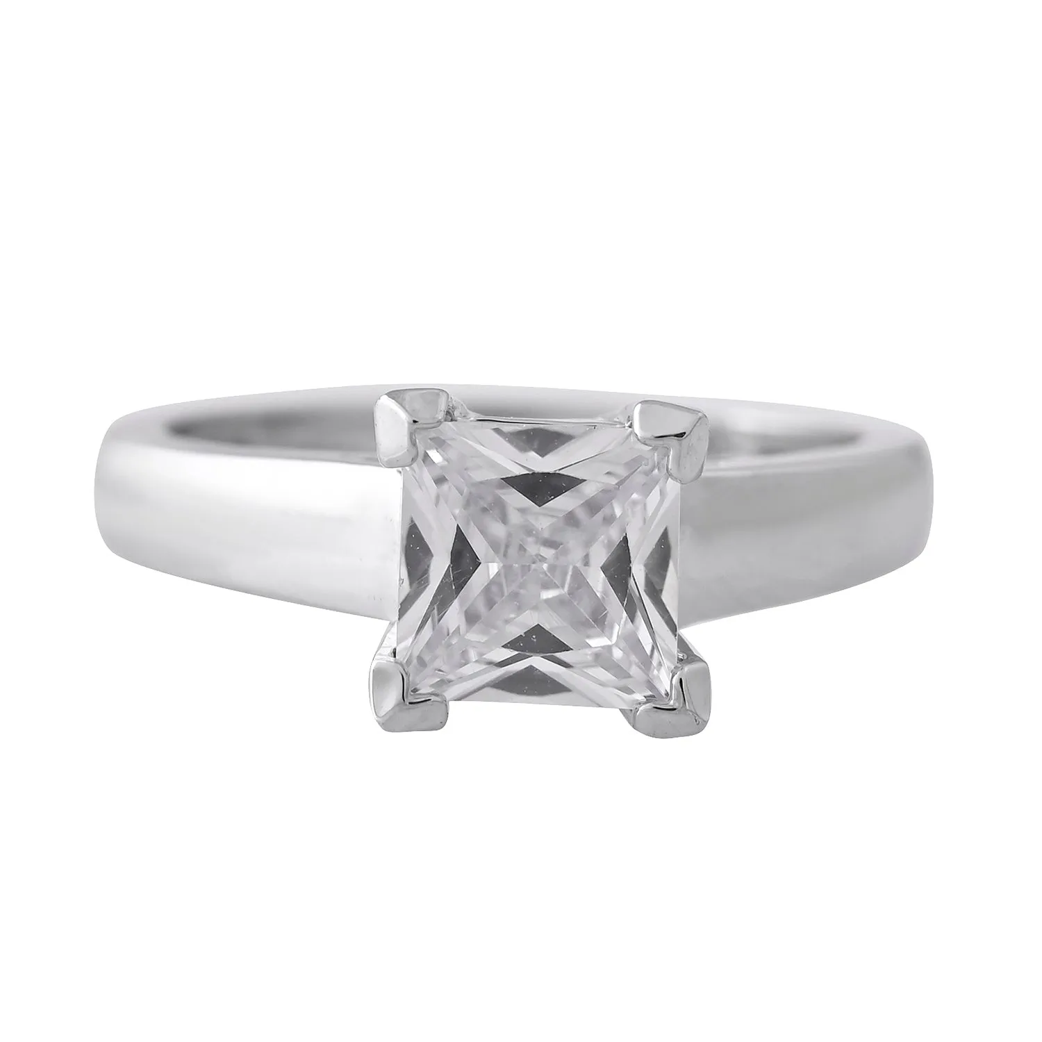 Sparkling Elegance Regalia American Diamond Solitaire Ring