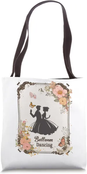 Spring Flower Ballroom Dancing Latin Dance Tote Bag