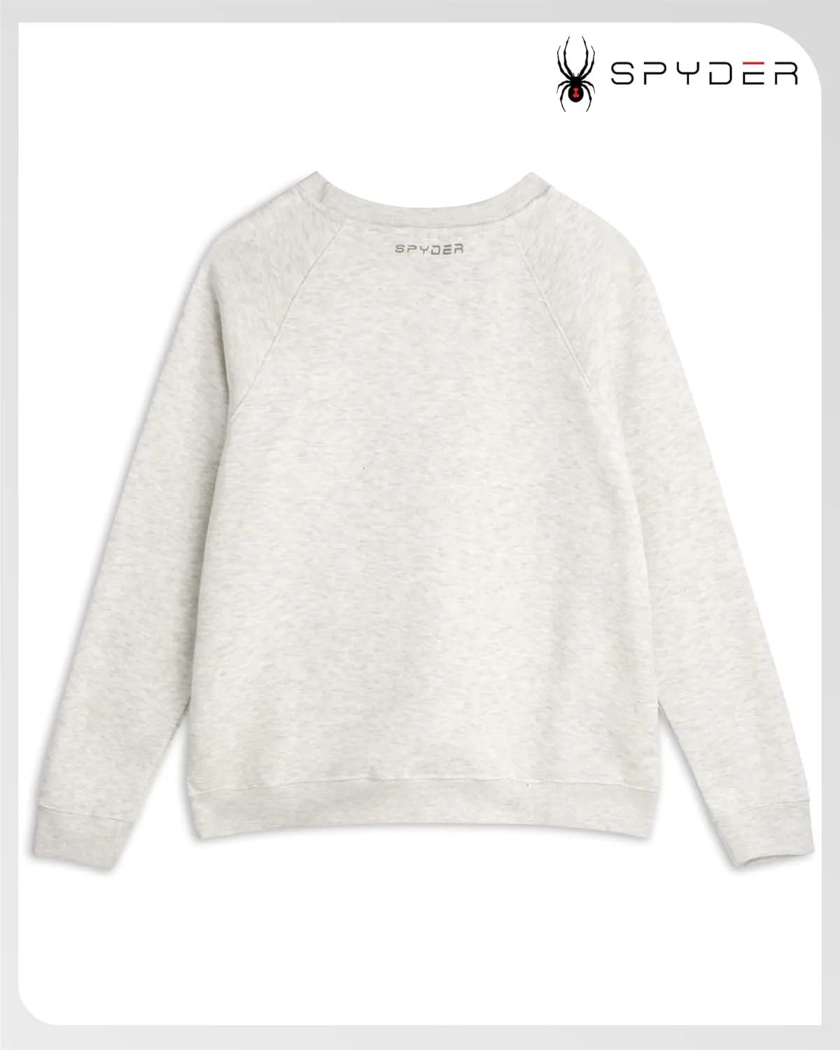Spyder Women's Crewneck Pullover Sweater - Soft Fleece Long Sleeve Raglan Sweater for Women (Sizes: S-3X)