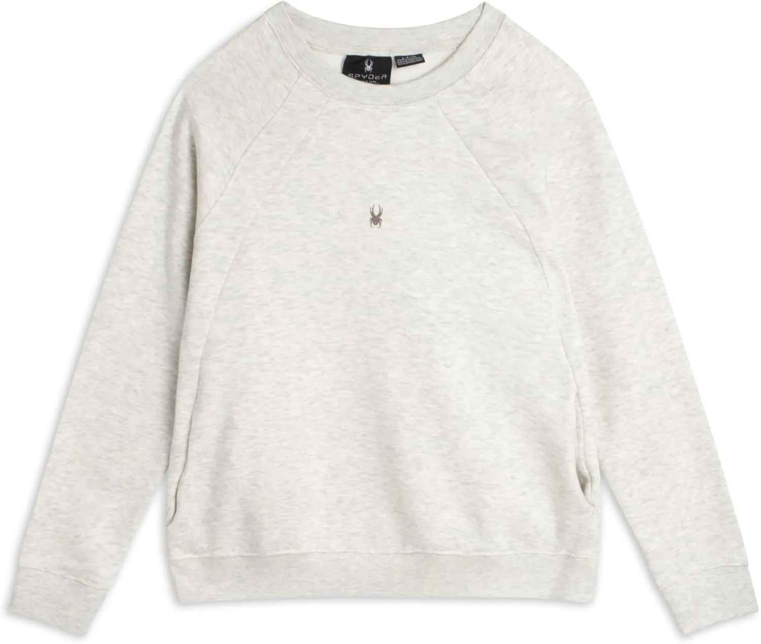 Spyder Women's Crewneck Pullover Sweater - Soft Fleece Long Sleeve Raglan Sweater for Women (Sizes: S-3X)