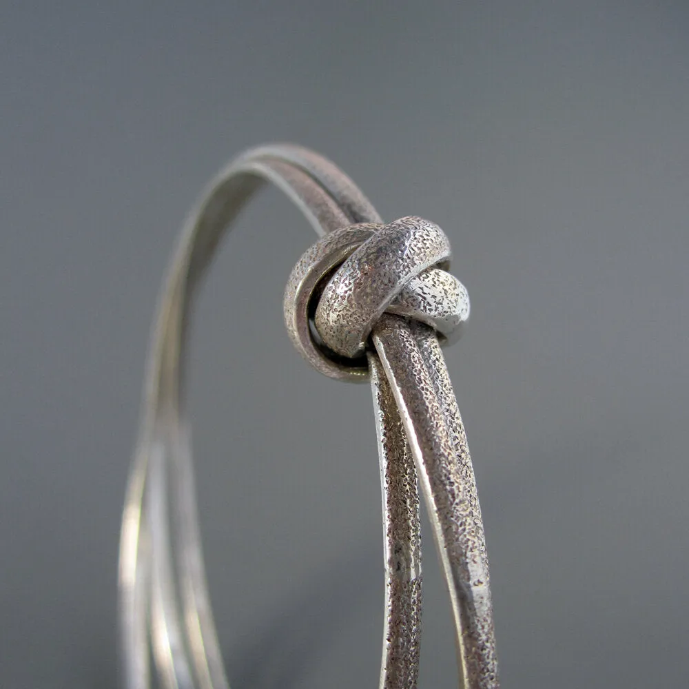 Stardust Sterling Silver Stacker Bangles