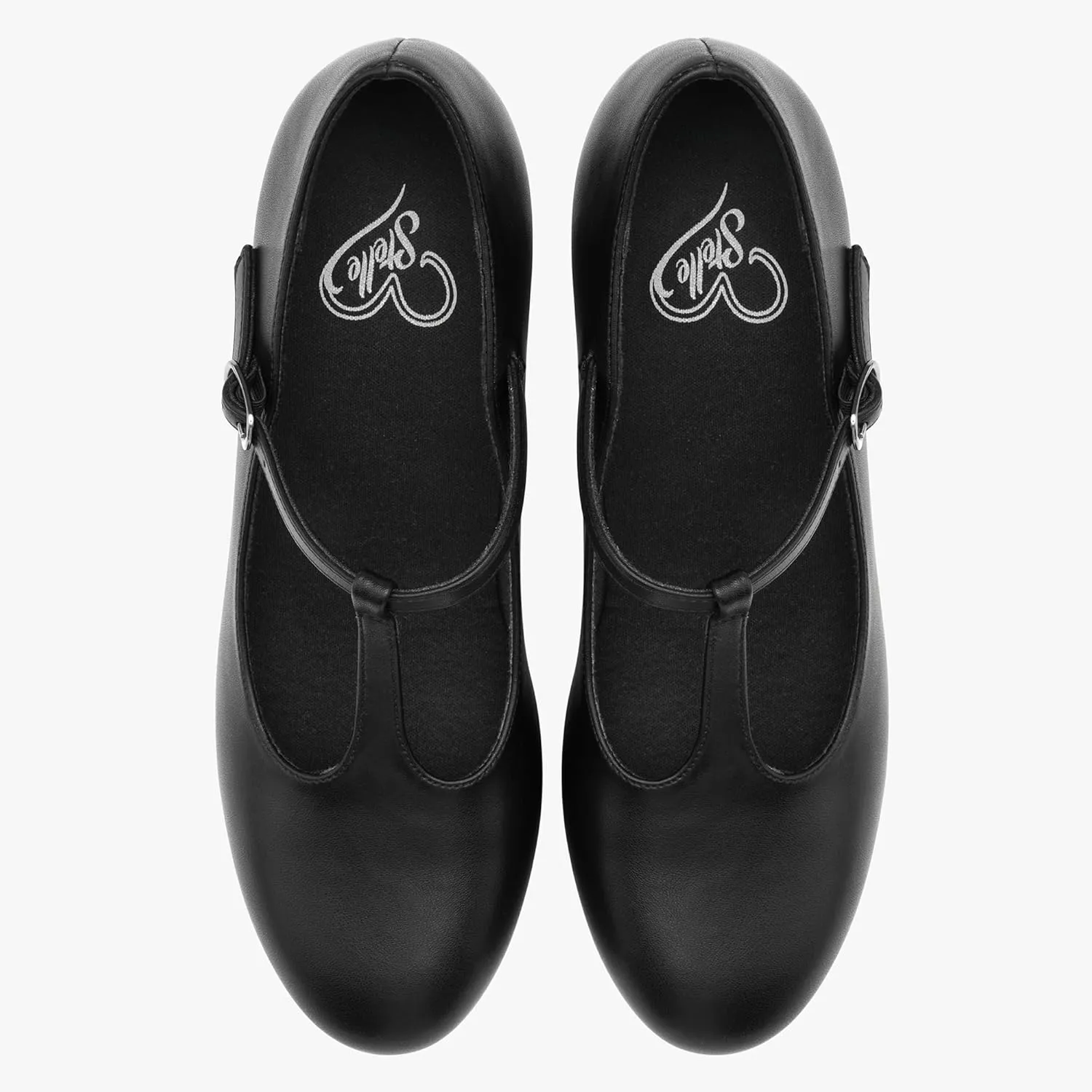 Stelle 2.5" Character Shoes for Women T-Strap Dance Heels for Ballroom Salsa Tango Wedding Flamenco Latin