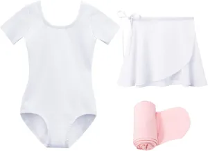 Stelle Ballet Leotards for Girls Toddler Dance Dress Outfit Combo with Skirt and Tights (Toddler/Little Kid/Big Kid)