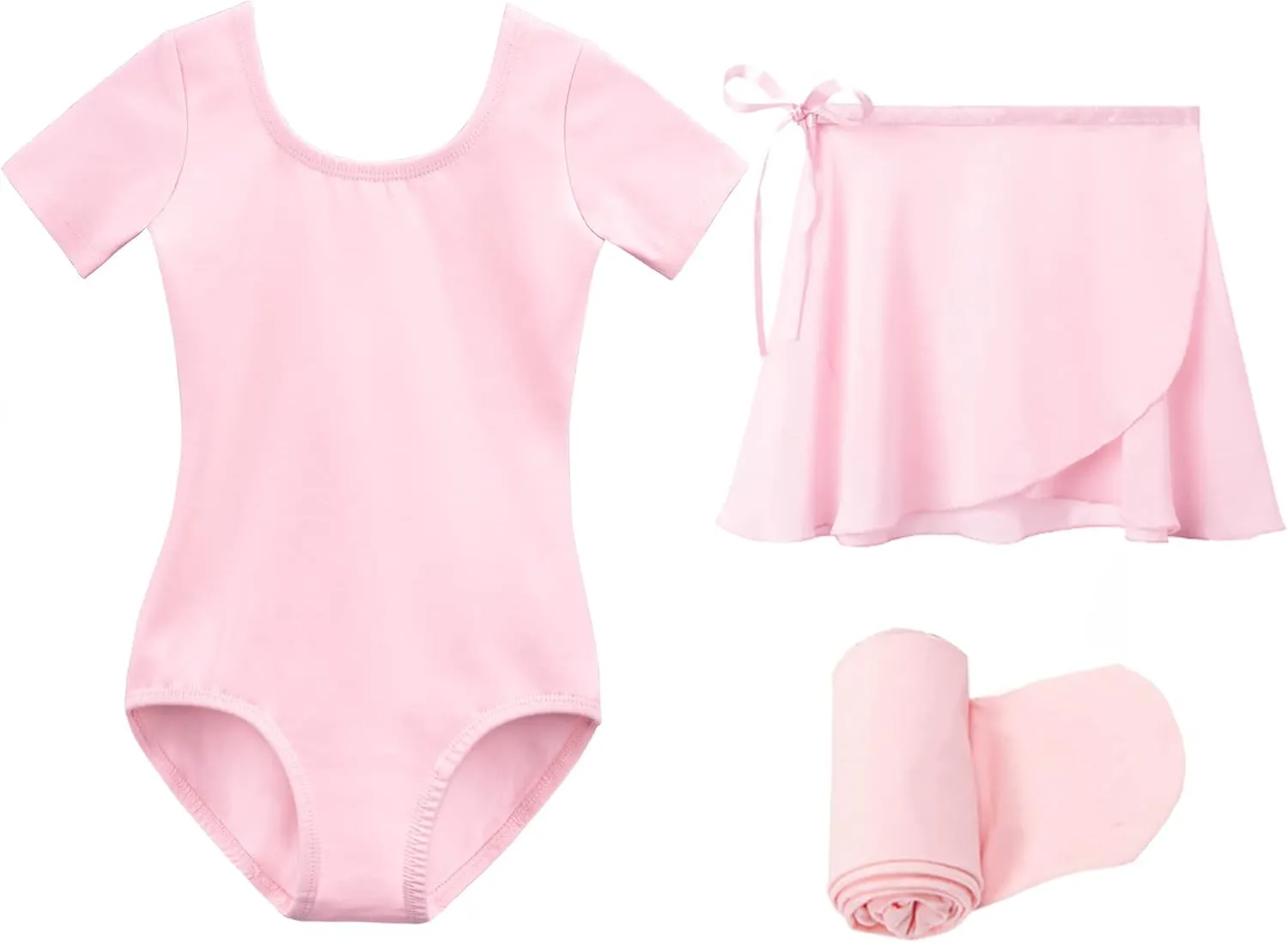 Stelle Ballet Leotards for Girls Toddler Dance Dress Outfit Combo with Skirt and Tights (Toddler/Little Kid/Big Kid)