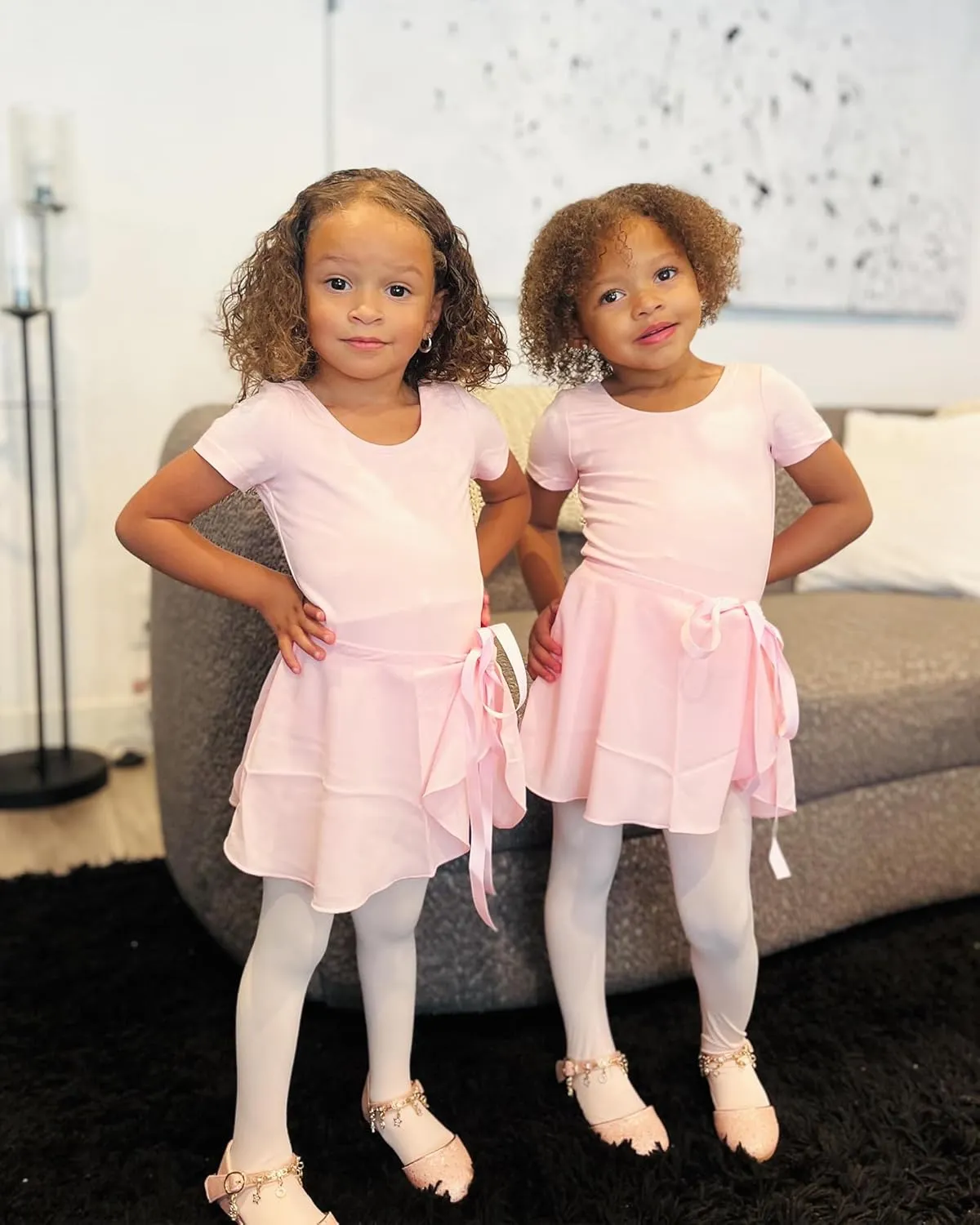 Stelle Ballet Leotards for Girls Toddler Dance Dress Outfit Combo with Skirt and Tights (Toddler/Little Kid/Big Kid)