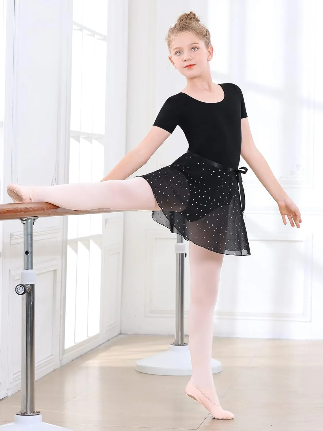 Stelle Ballet Leotards for Girls Toddler Dance Dress Outfit Combo with Skirt and Tights (Toddler/Little Kid/Big Kid)