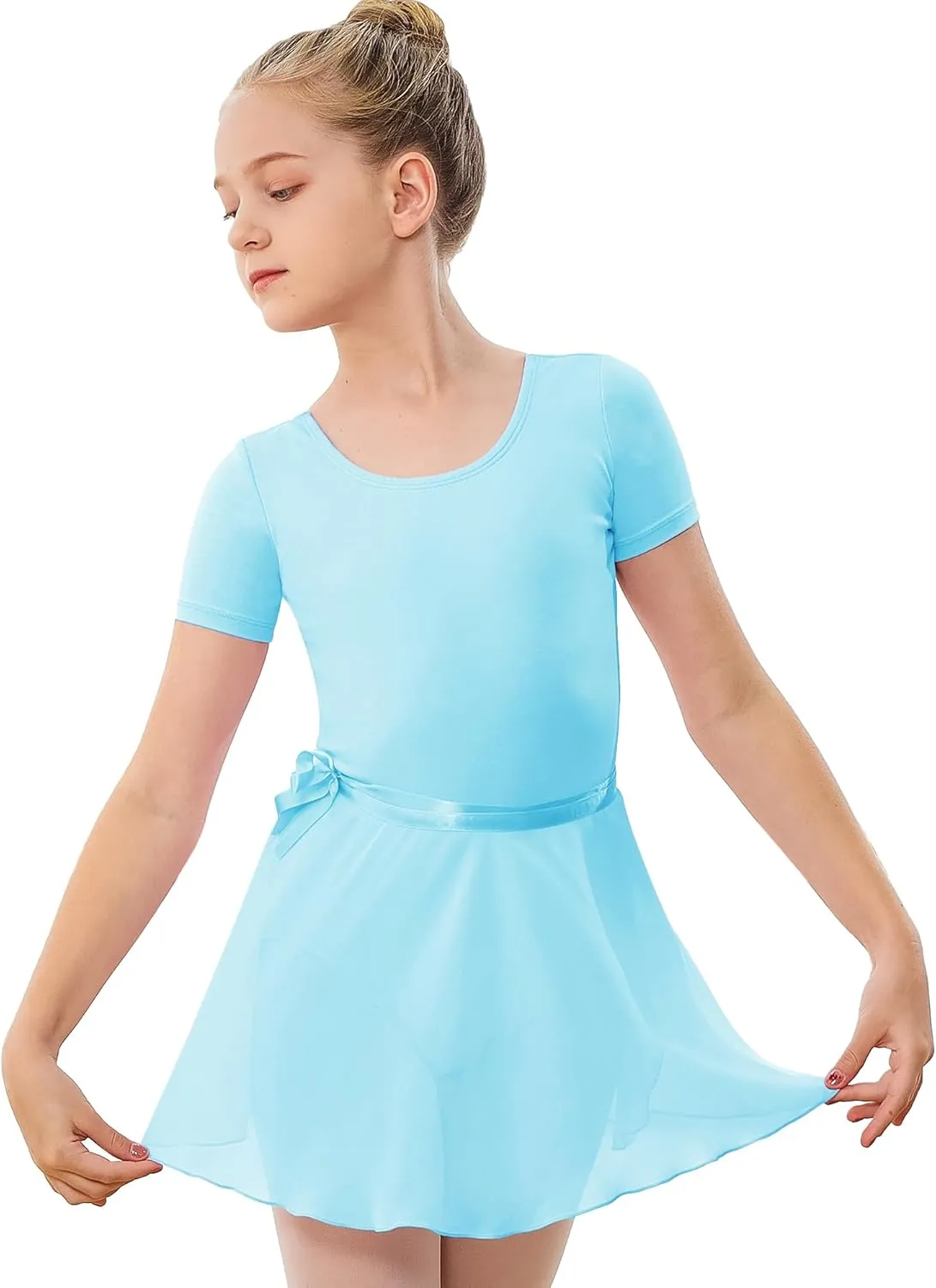 Stelle Ballet Leotards for Girls Toddler Dance Dress Outfit Combo with Skirt and Tights (Toddler/Little Kid/Big Kid)