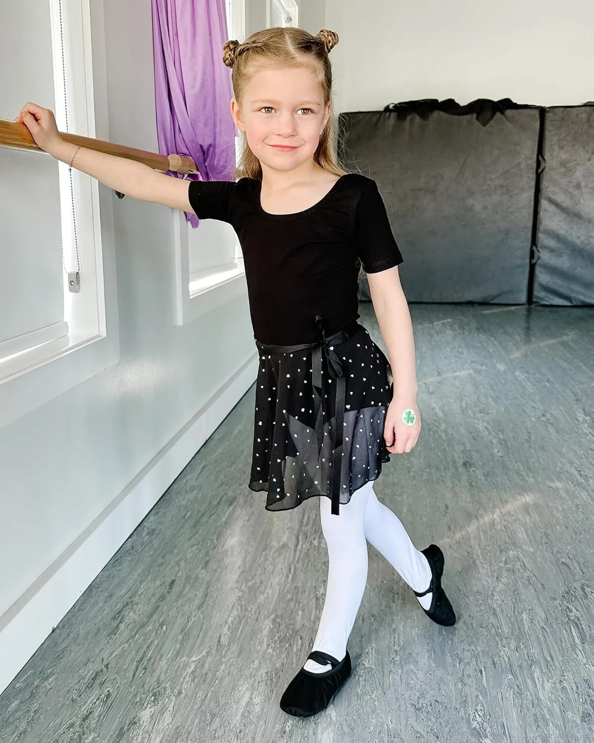 Stelle Ballet Leotards for Girls Toddler Dance Dress Outfit Combo with Skirt and Tights (Toddler/Little Kid/Big Kid)