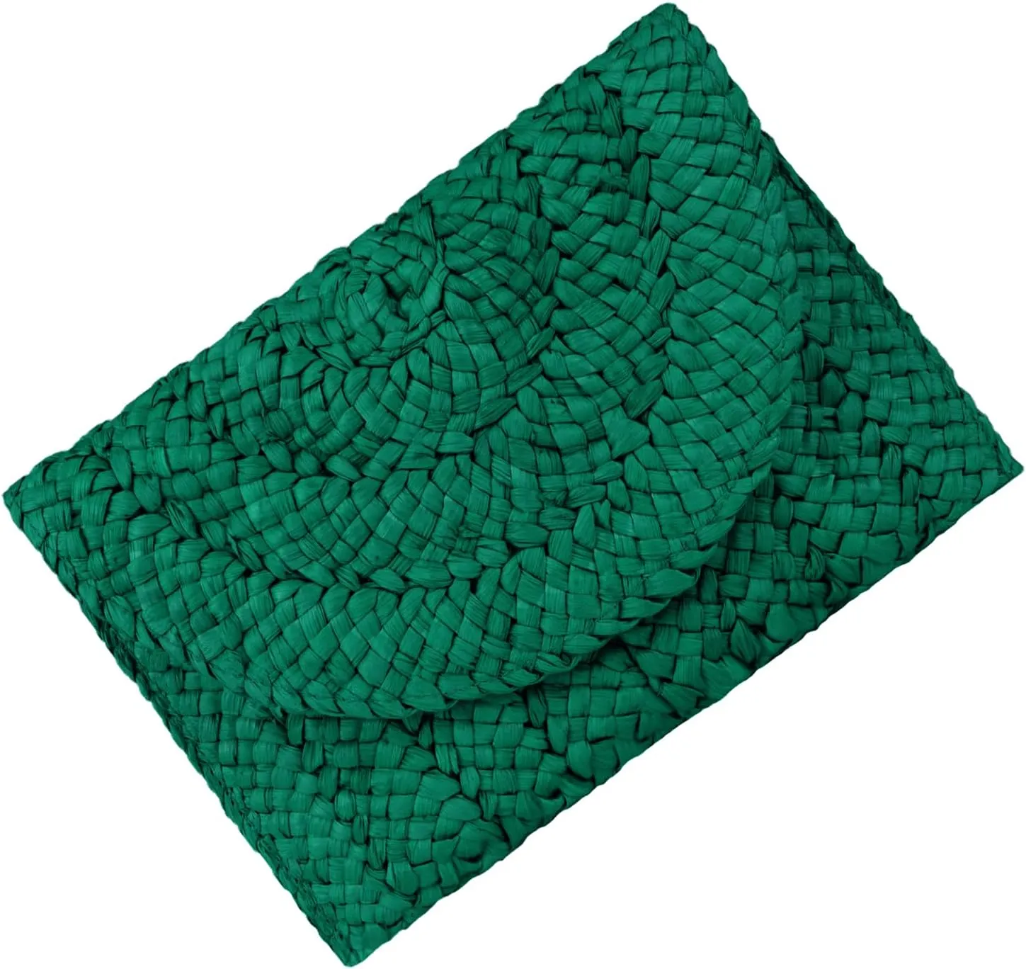 Straw Clutch Bag for Women Envelope Woven Clutch Handbag Summer Beach Purse