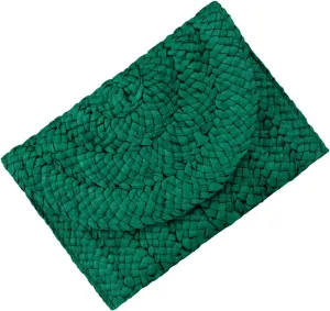 Straw Clutch Bag for Women Envelope Woven Clutch Handbag Summer Beach Purse