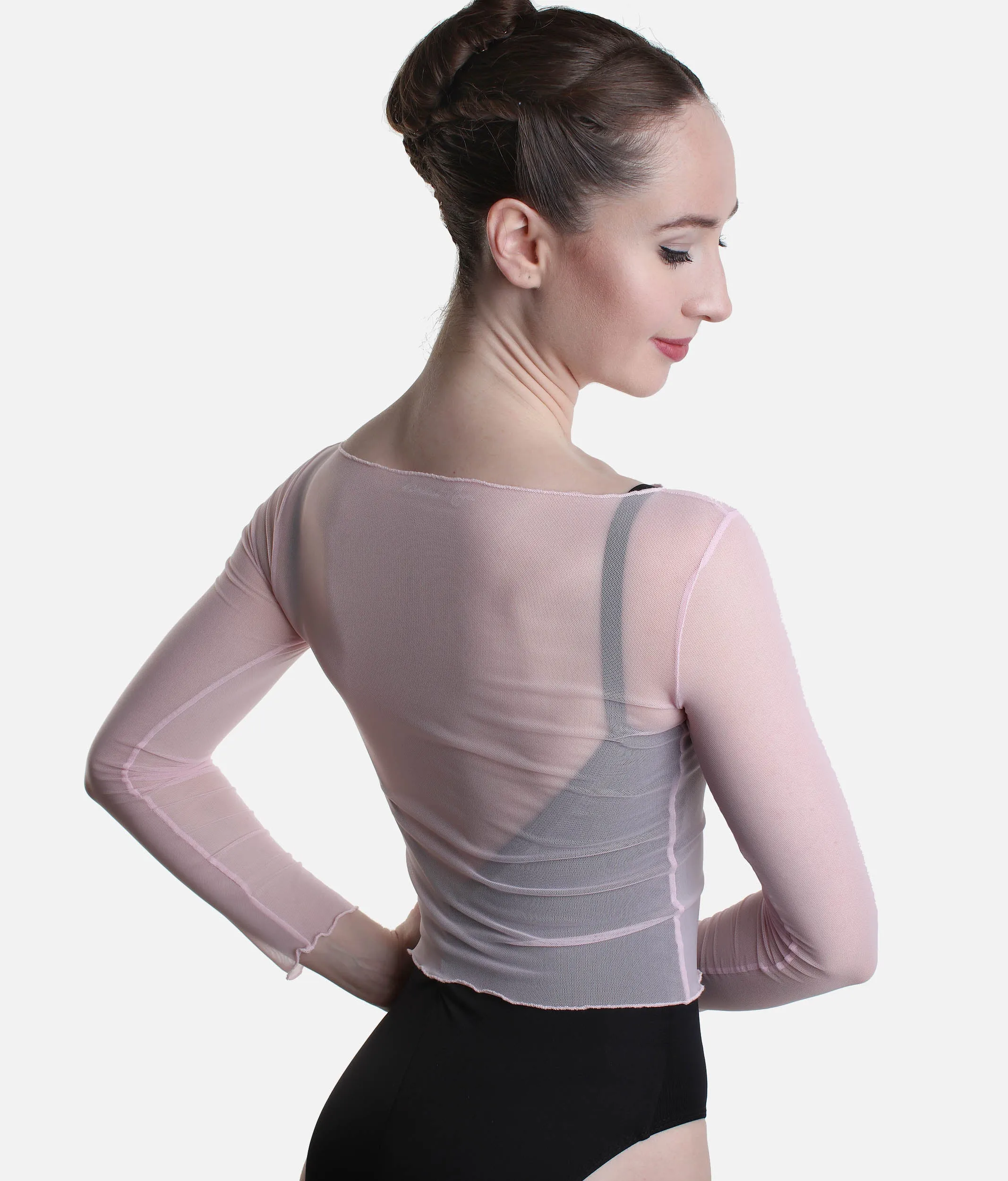 Stretch Mesh Dance Top, Warmup - NATASHA