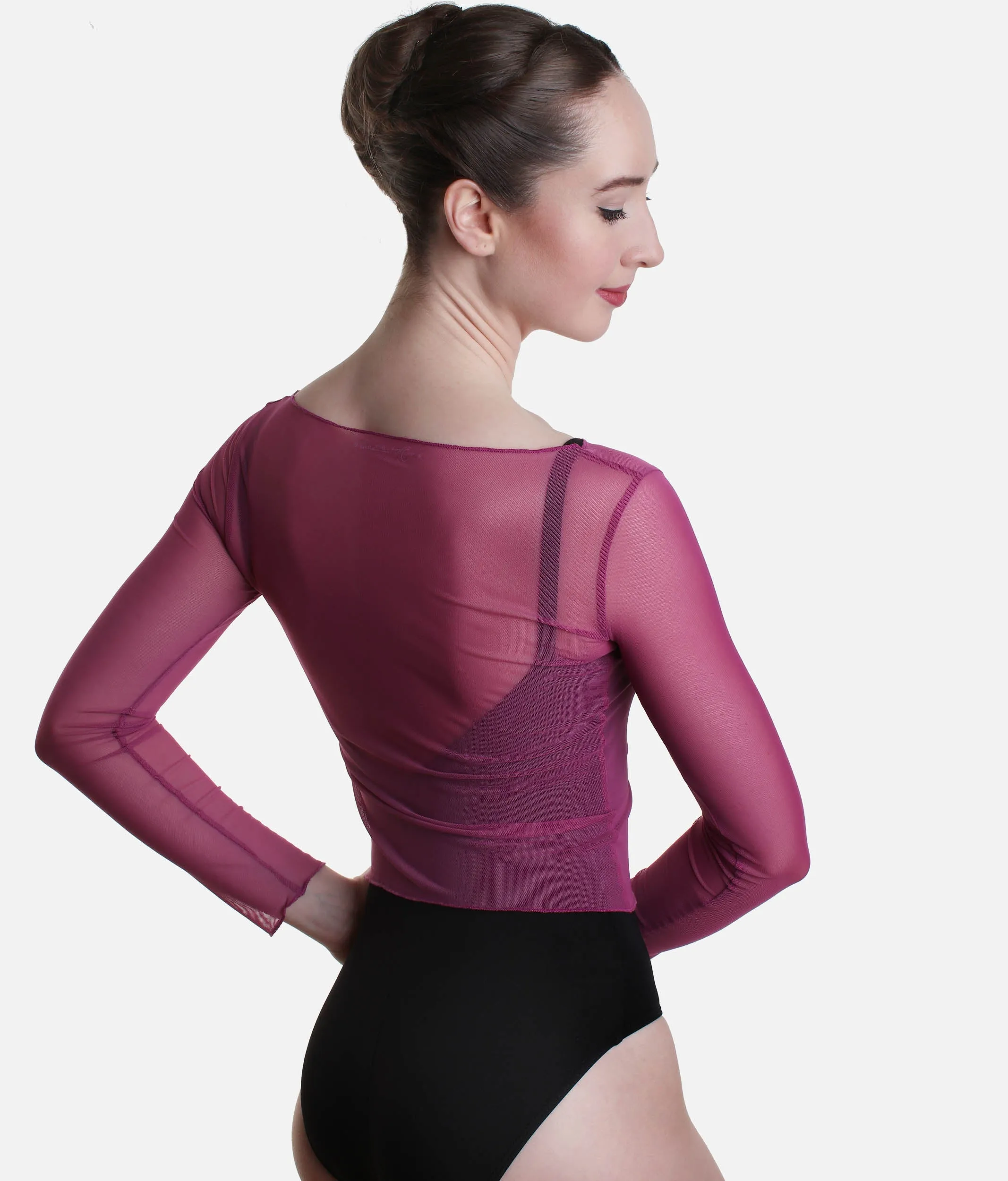 Stretch Mesh Dance Top, Warmup - NATASHA