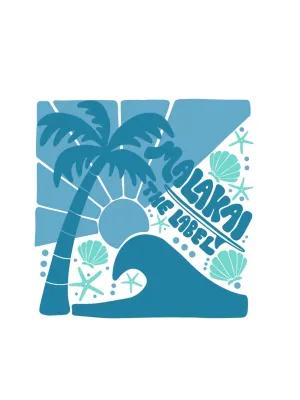 Sun Surf Sticker