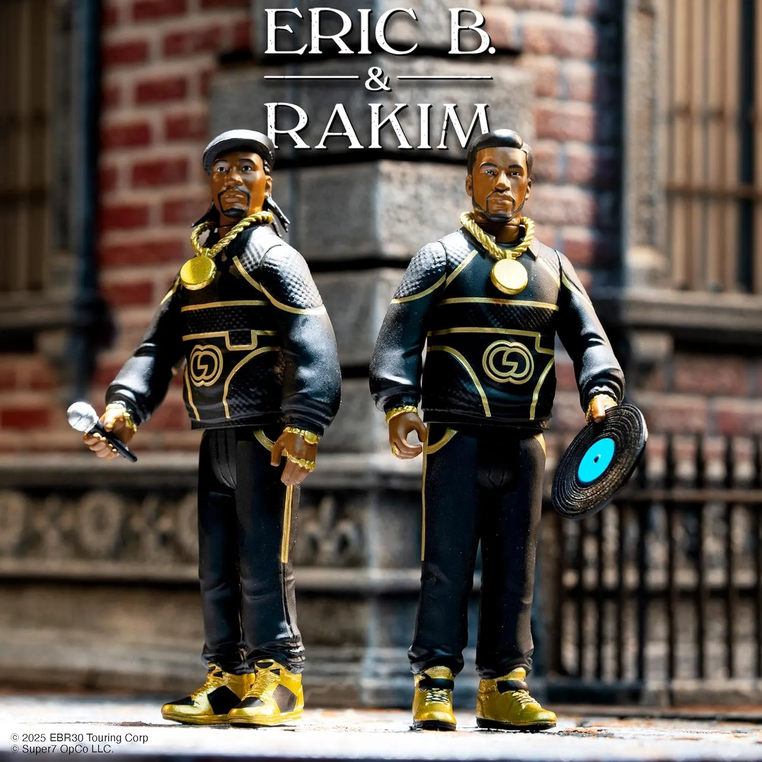 Super7 Eric B. & Rakim Follow The Leader - (2 Pack) 3.75" Eric B and Rakim Action Figures with Accessories Hip Hop Collectibles and Retro Toys