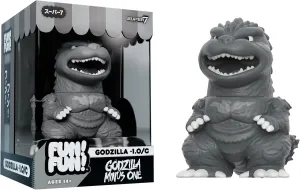 Super7 Fun! Fun! Toho Godzilla Minus One (Grayscale) Vinyl Figure - 5" Toho Godzilla Action Figure Kaiju - Classic Movie Monster Fans Collectibles & Retro Toys - Limited Edition - Amazon Exclusive