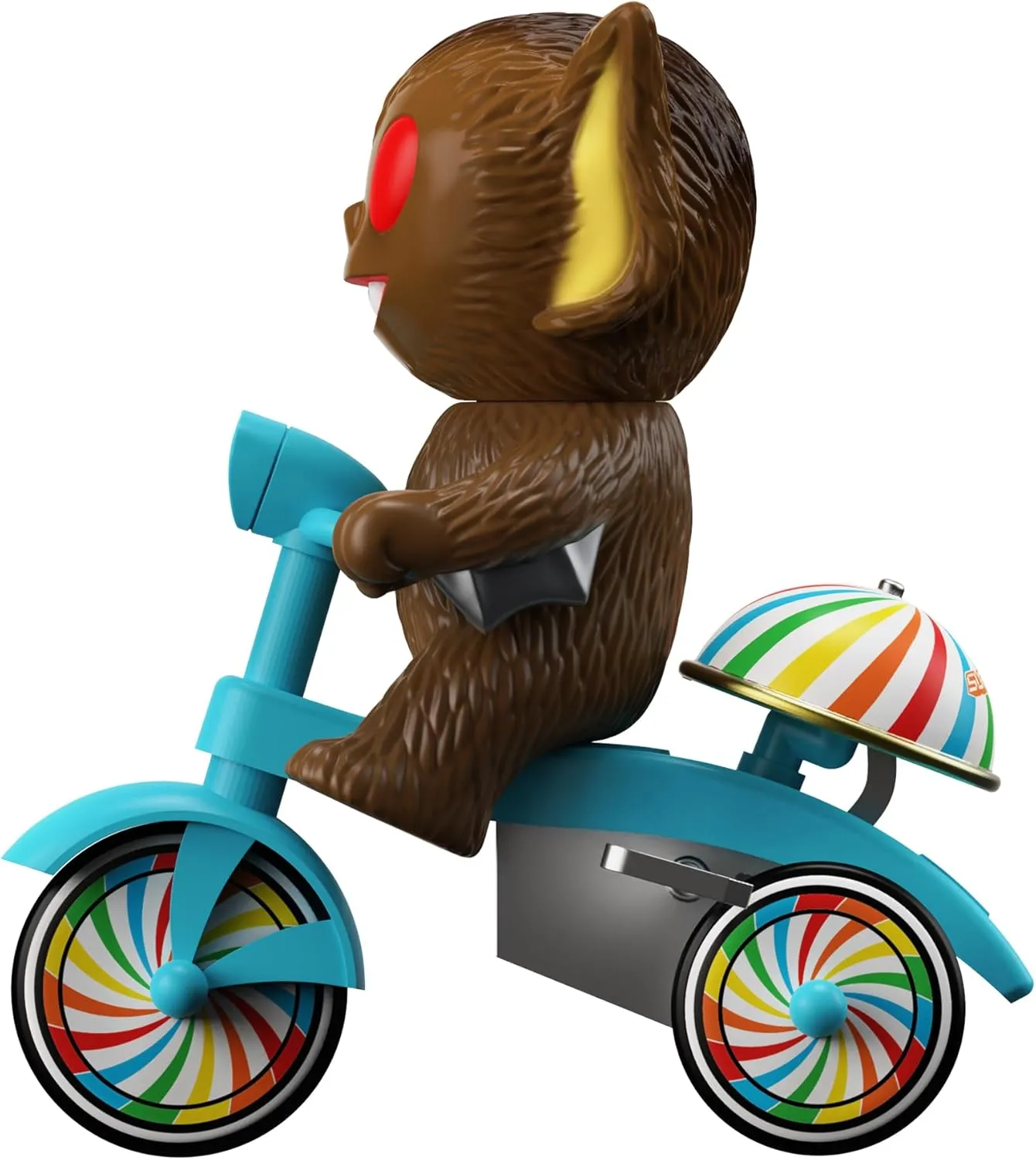 Super7 Super Cycles - Bat Boy (Brown w/Blue Wind-Up Trike) Action Figure