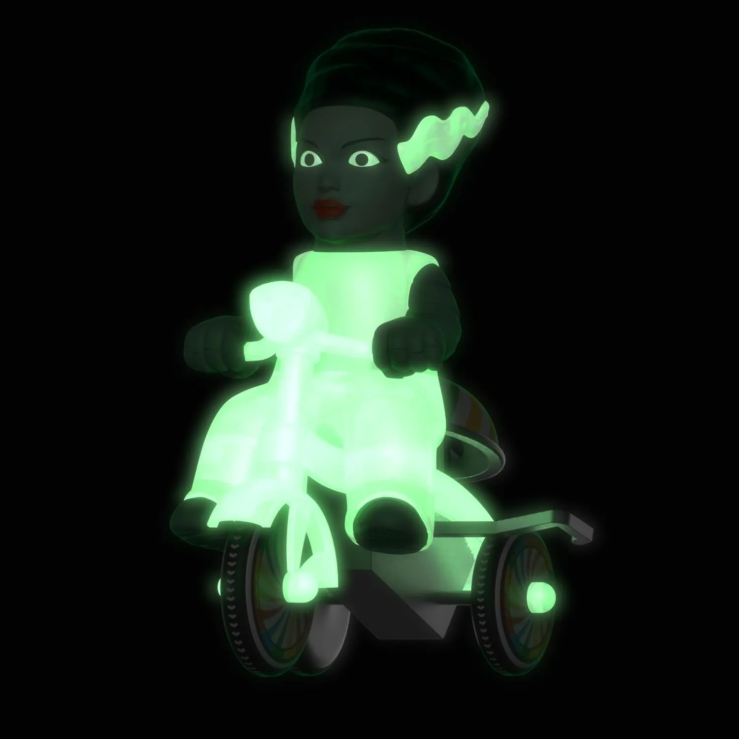 Super7 Super Cycles Universal Monsters Bride of Frankenstein with Wind-Up Glow Trike - 5" Universal Monsters Action Figure Collectibles and Retro Toys
