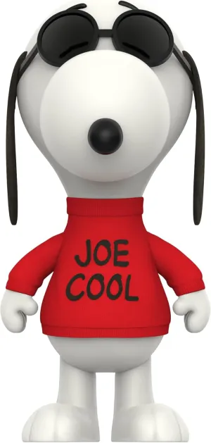 Super7 Supersize Peanuts Snoopy Joe Cool - 12" Peanuts Action Figure with Fabric Clothing Classic Cartoon Collectibles and Retro Toys