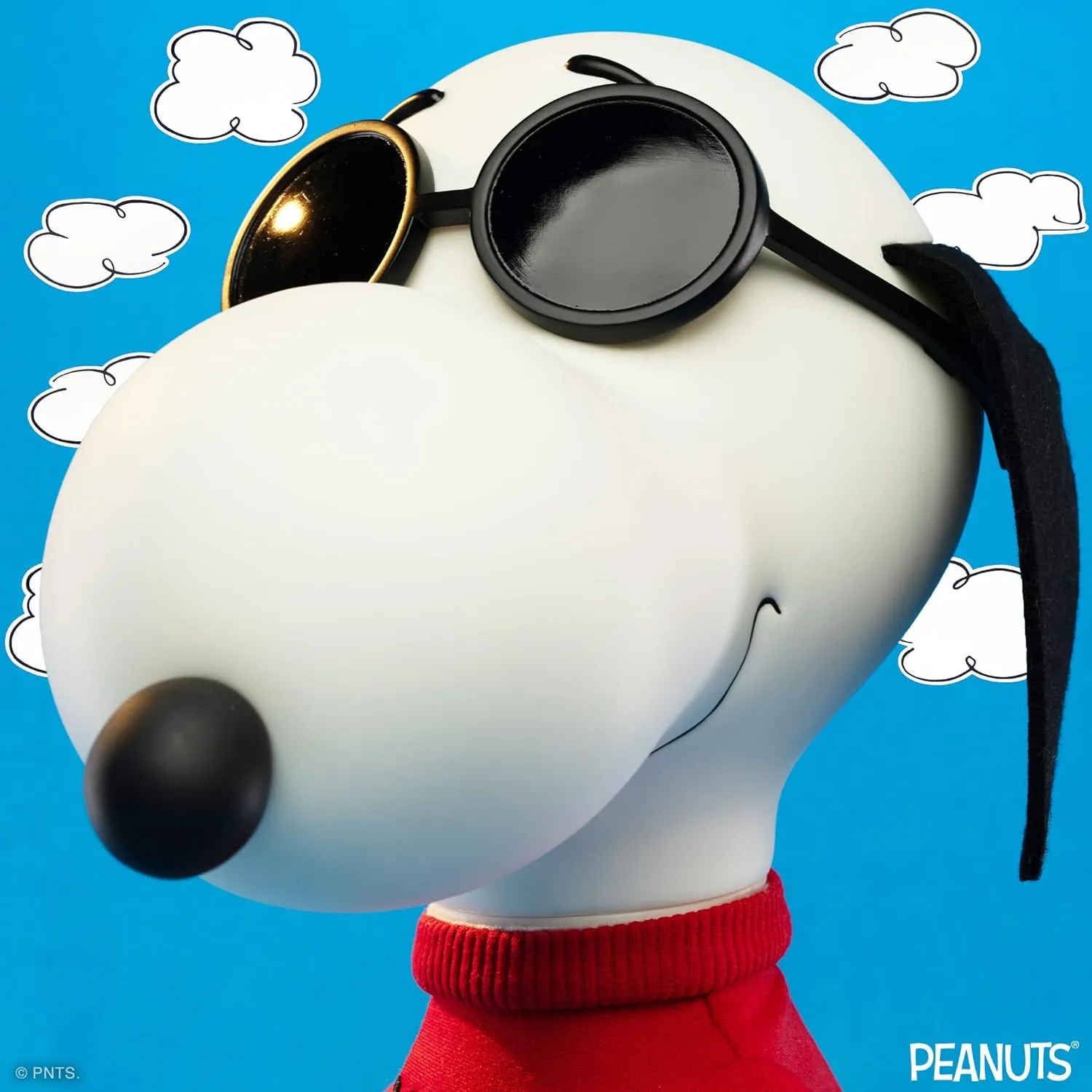 Super7 Supersize Peanuts Snoopy Joe Cool - 12" Peanuts Action Figure with Fabric Clothing Classic Cartoon Collectibles and Retro Toys