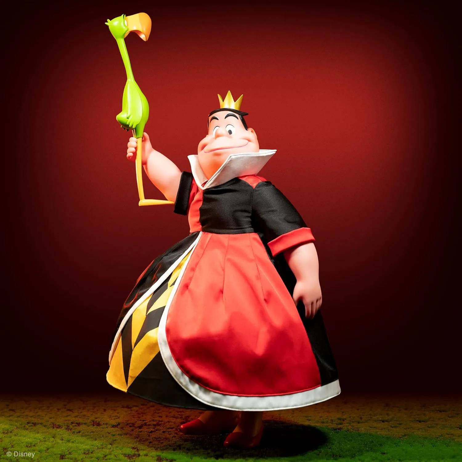 Super7 Supersize Queen of Hearts - 20" Disney Action Figure with Fabric Clothing and Accessory