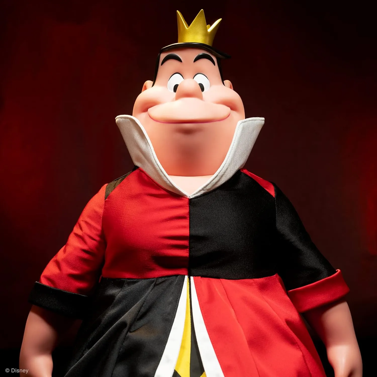 Super7 Supersize Queen of Hearts - 20" Disney Action Figure with Fabric Clothing and Accessory
