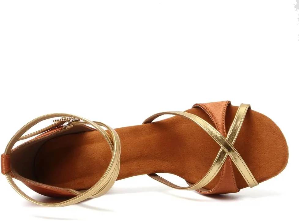 SWDZM Women's Ballroom Dance Shoes Comfortable Latin Salsa Professional Practice Dancing Shoes