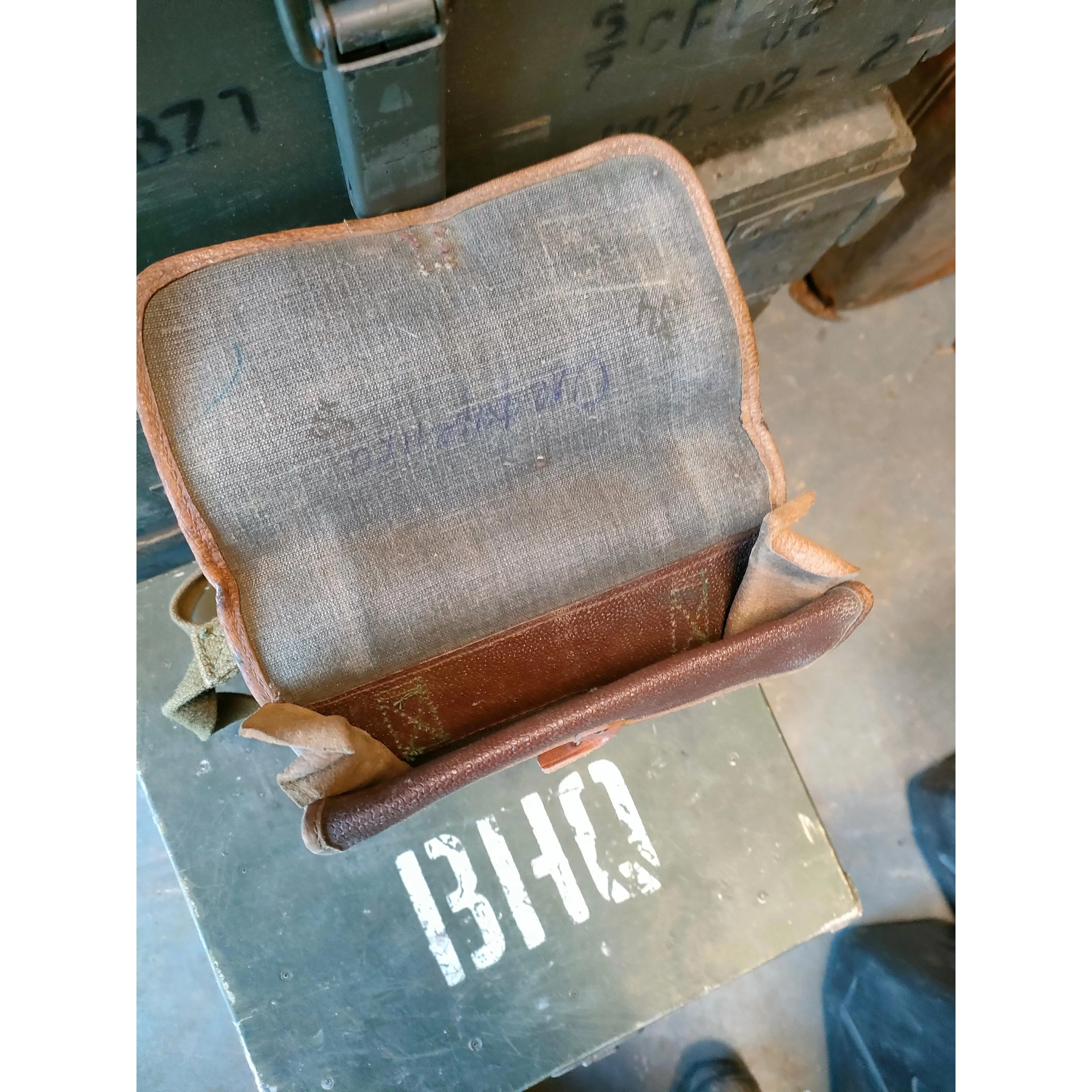 Swedish Army Shoulder Map Bag