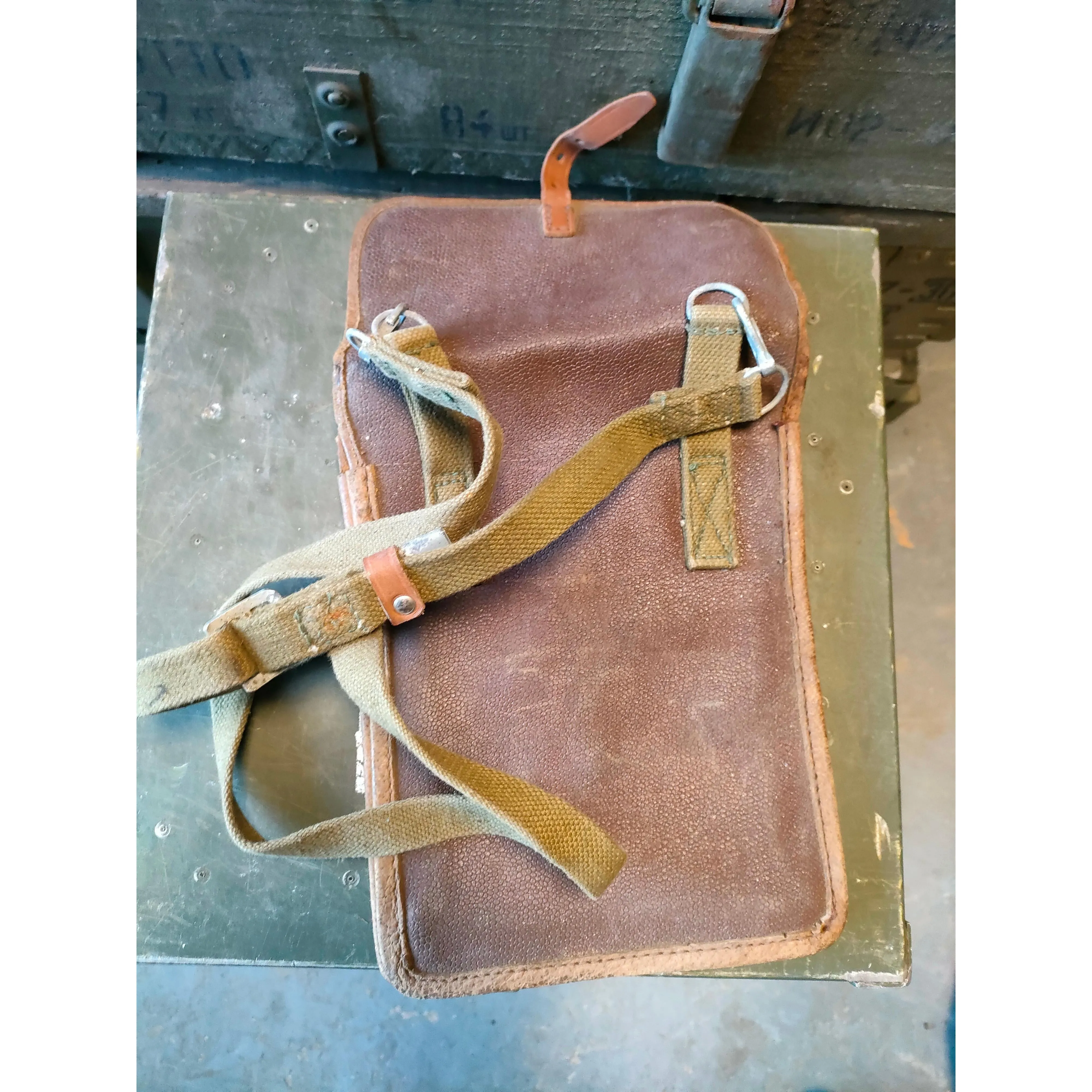 Swedish Army Shoulder Map Bag