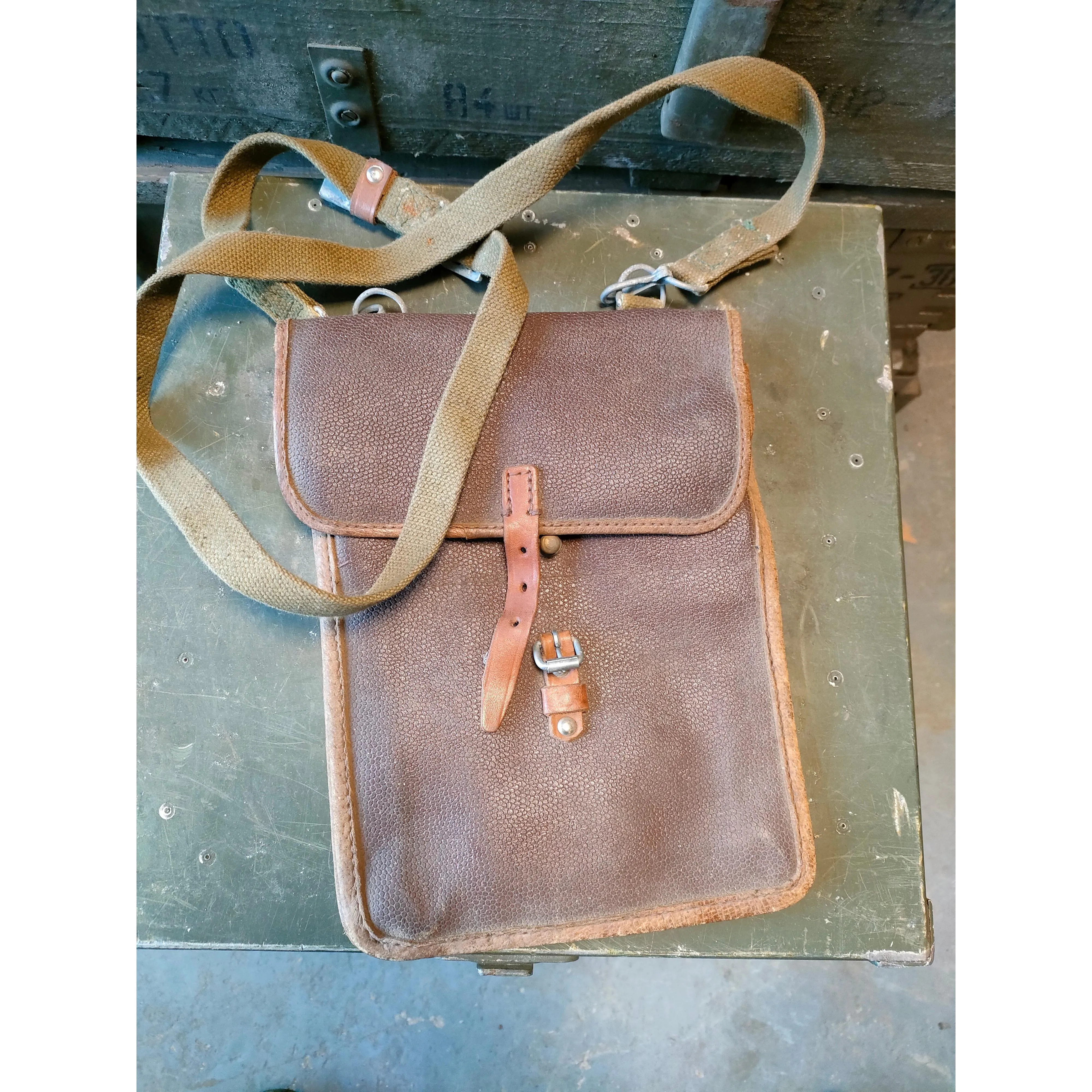 Swedish Army Shoulder Map Bag