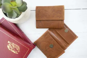 Tan Trifold Wallet