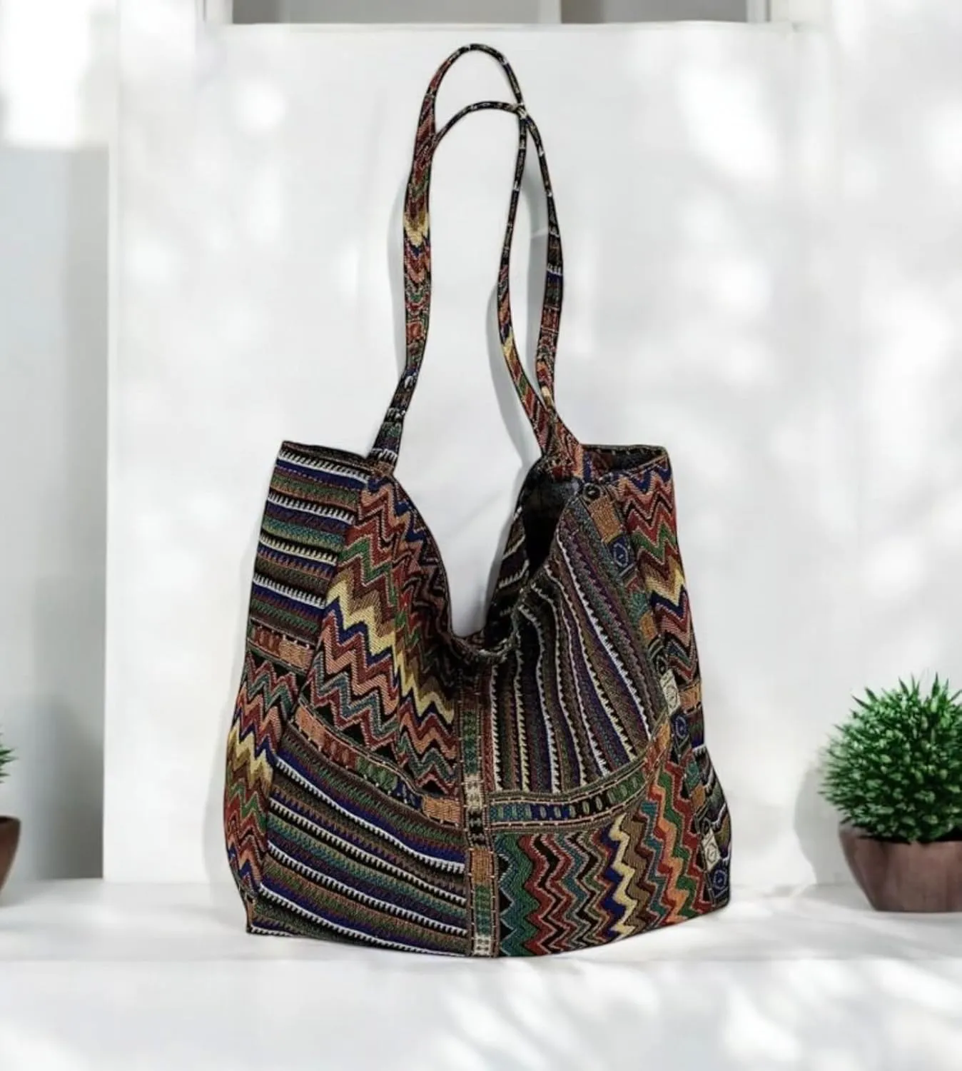 Tapestry Women Botanical Shoulder Tote Bag, Spacious and Durable Ideal for Shopping, Travel & Work