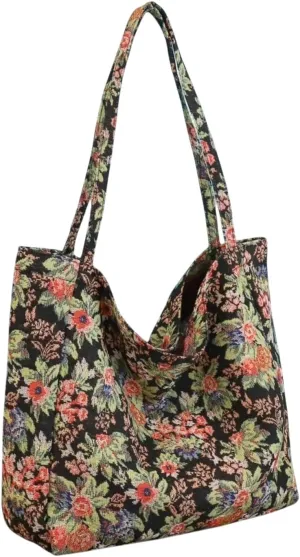 Tapestry Women Botanical Shoulder Tote Bag, Spacious and Durable Ideal for Shopping, Travel & Work