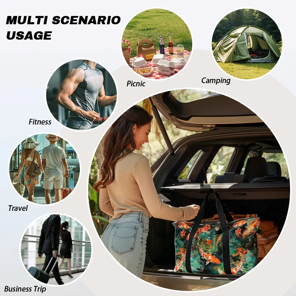 The Magic of Koi Lightweight luggage