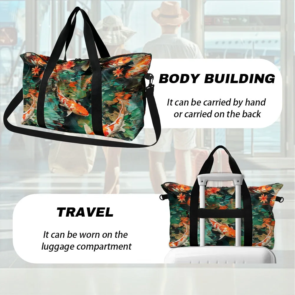 The Magic of Koi Lightweight luggage