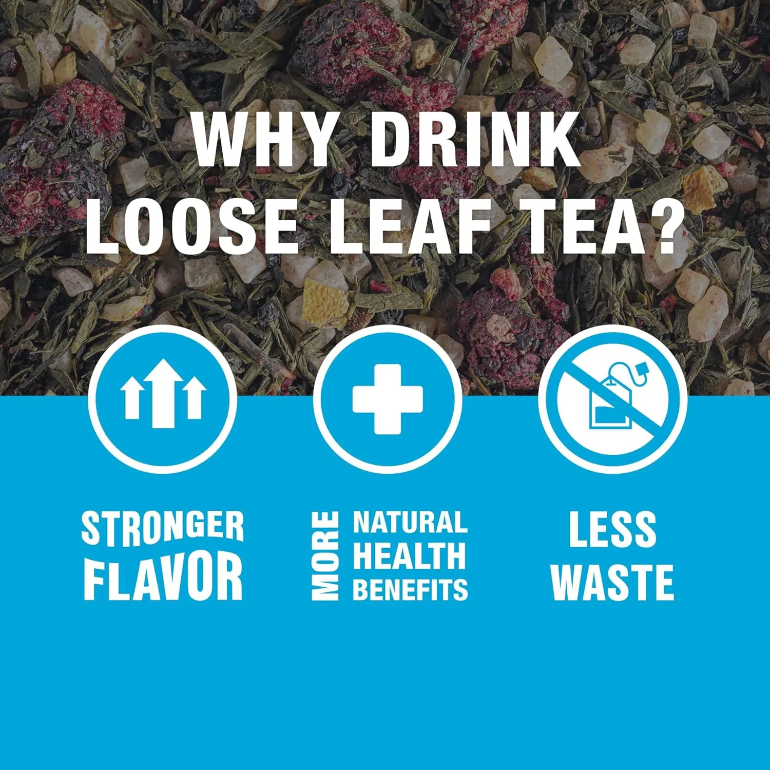 Tiesta Tea - Blackberry Bellini | Loose Leaf | Blackberry Citrus Green Tea | Premium Blend | Medium Caffeinated | Makes Hot or Iced & Brews Up to 200 Cups | 16oz Resealable Bulk Pouch