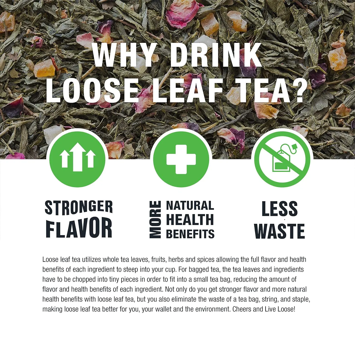 Tiesta Tea - Lean Green Machine | Loose Leaf | Light Citrus Green Tea | Premium Blend | Medium Caffeinated | Make Hot or Iced Brews Up to 200 Cups | 16 Ounce Resealable Bulk Pouch